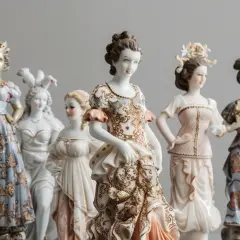 Seria Feston Ćmielów: odkryj urok porcelanowych figur feston
