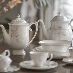 Zestaw kawowy Chodzież: Odkryj urok i wartość porcelany 