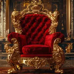 Fotel tron - efektowny i majestatyczny element dekoracji wnętrz