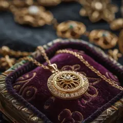Złote medaliony: elegancja i tradycja - wybierz swój wyjątkowy