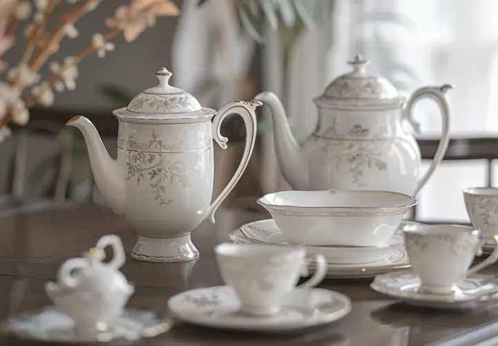 Zestaw kawowy Chodzież: Odkryj urok i wartość porcelany 