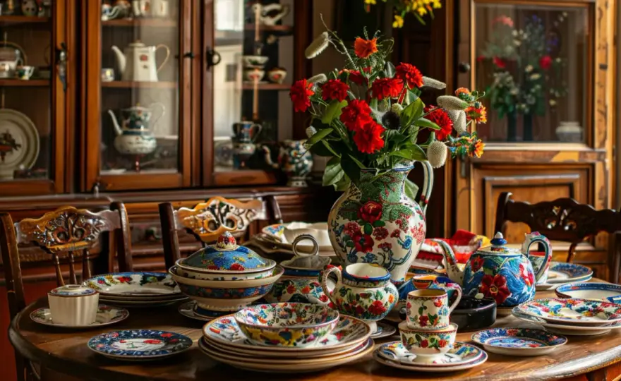 Porcelana Ćmielów z lat 70.: cenne kolekcje i ich wartość
